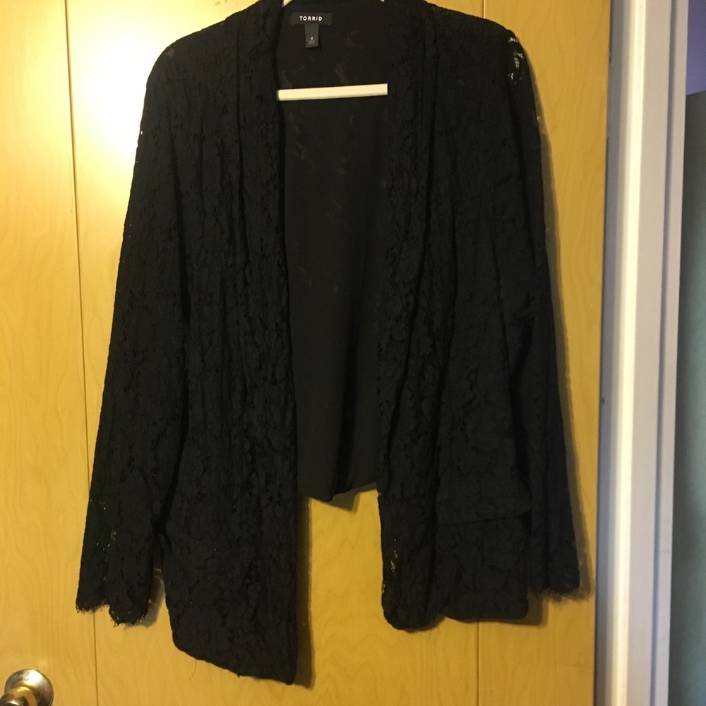 Lace blazer